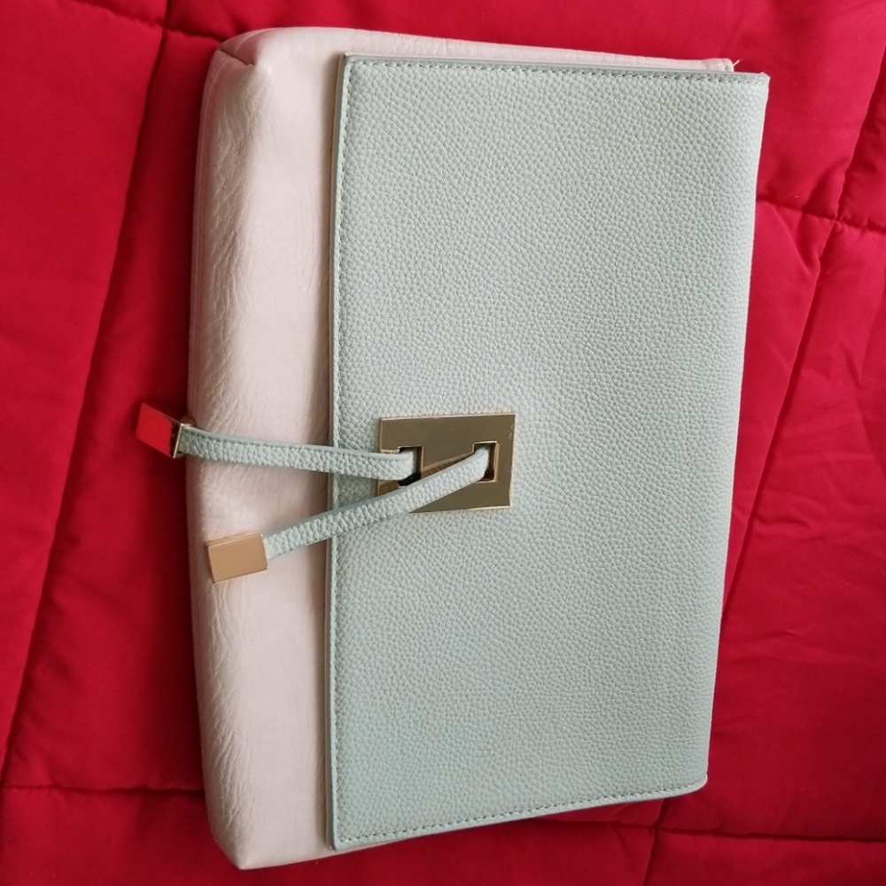 Cute dual toned clutch crossbody